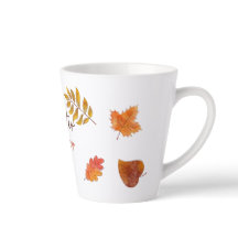 Taza de café de otoño acogedor