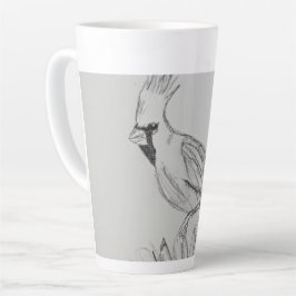 Latte Taza de café del cardenal