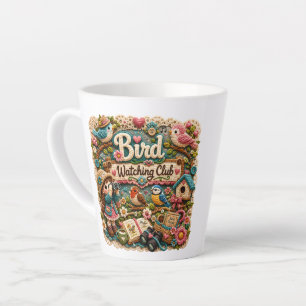 Latte Taza de café del Club de Observación de Aves Taz