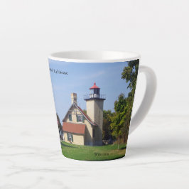 Latte Taza de café del faro Eagle Bluff