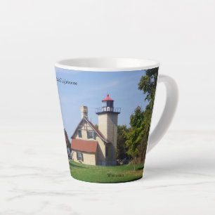 Latte Taza de café del faro Eagle Bluff