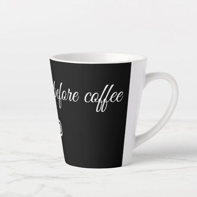 Latte Taza de café divertida ☕ (Derecha)
