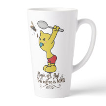 Taza de café divertida ¡Aléjate volando! Este café