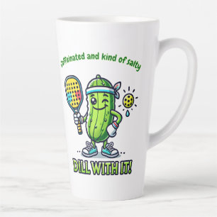 Latte Taza De Café Divertida De Pickleball - Vajilla De 