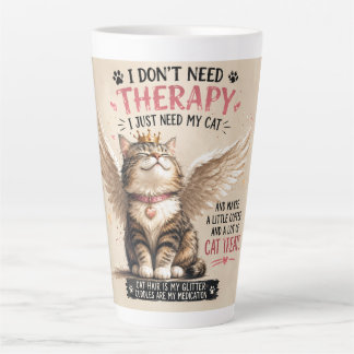 Latte Taza de café divertida para mamá de gato