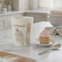 Taza de café Eid Mubarak Regalo musulmán 