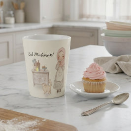 Latte Taza de café Eid Mubarak Regalo musulmán