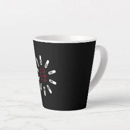 Latte Taza de café engaño CORONA 19