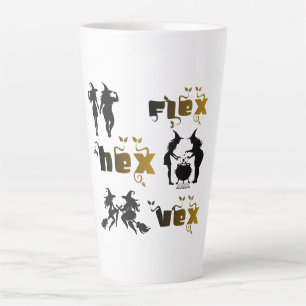 Latte Taza de café Flexing Hexing y Vexing