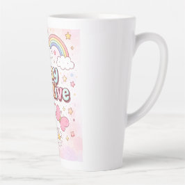 Latte Taza de café "Lindo Mantén Positividad" |