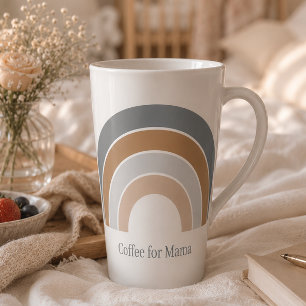 Latte Taza de café para Mama Rainbow