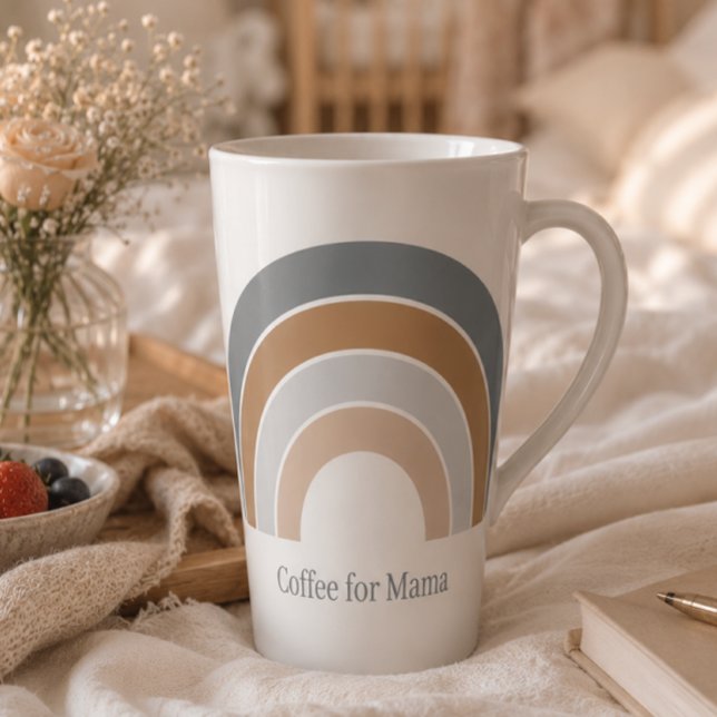 Latte Taza de café para Mama Rainbow (Subido por el creador)
