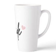 Taza de café para novia - Taza nupcial con guión d