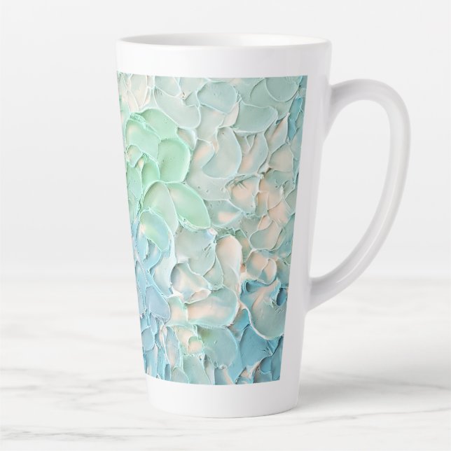 Latte taza de café paraíso tropical (Derecha)