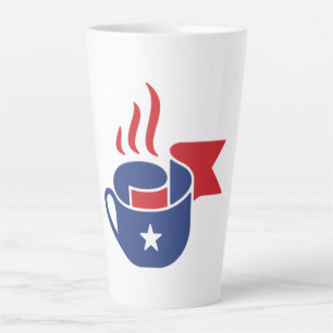 Latte Taza de café patriótica moderna USA Taza para latt
