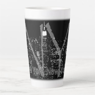 Latte Taza de café personalizada Jumbo New York NYC