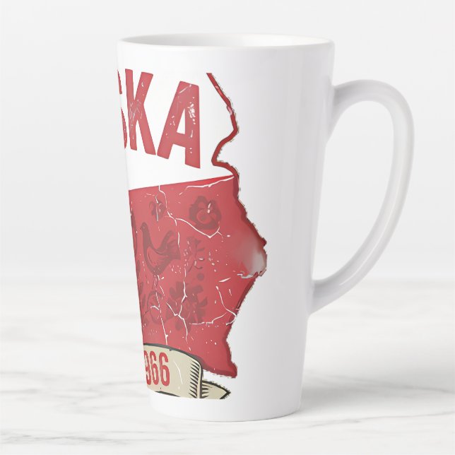 Latte Taza de café Polska Est. 966 (Derecha)