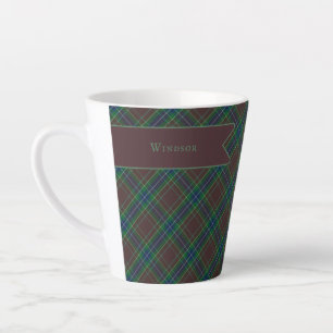 Latte Taza de café Princesa Diana Hunting Tartan