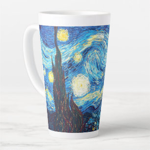 Latte Taza de café Vincent van Gogh - Noche estrellada
