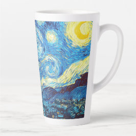 Latte Taza de café Vincent van Gogh - Noche estrellada