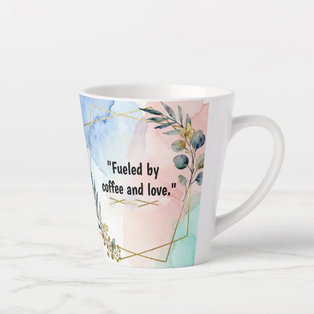 Latte taza de café y amor (Derecha)