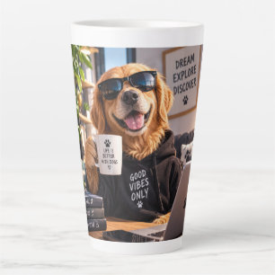 Latte Taza divertida de perro – Taza de café de perro to
