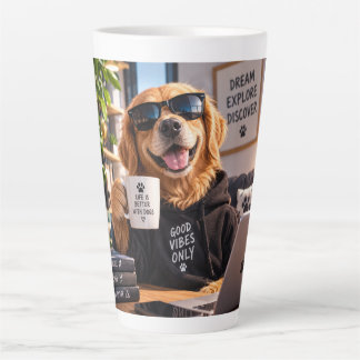 Latte Taza divertida de perro – Taza de café de perro to