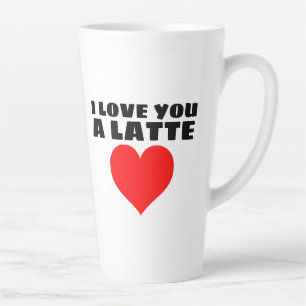 Latte Taza grande de café TE QUIERO MUCHO