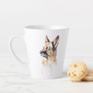 Latte Taza Pastor Alemán, Taza de Café para Mamá de Perr