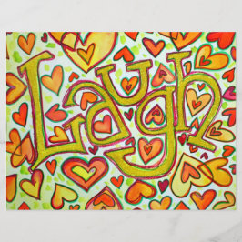 Laugh Word Flyer y Ralph Waldo Emerson Success