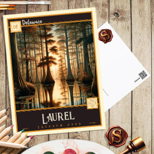 Laurel, Delaware Tarjeta Postal Antigua