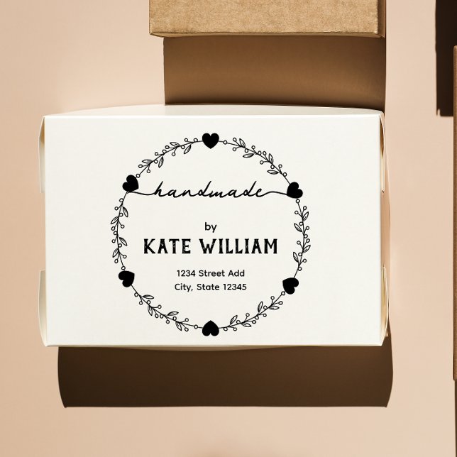 Laurel Wreath hecha a mano con sello de negocios (Subido por el creador)