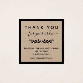 Laurel Wreath Kraft Paper Gracias Por El Orden