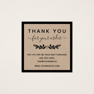 Laurel Wreath Kraft Paper Gracias Por El Orden