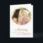 Laurel Wreath Personalizado foto tarjeta del día d<br><div class="desc">Laurel Wreath Personalizado foto tarjeta del día de la madre</div>