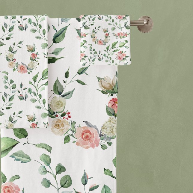 Laureles de rosa blanca y rosa modernos (Subido por el creador)