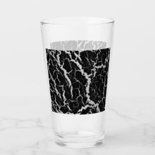 Lava espacial agrietada - Blanco/Plata