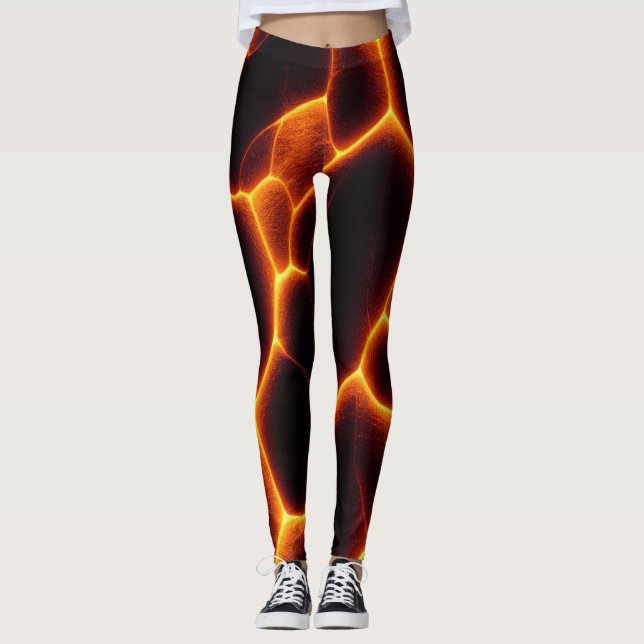 Lava Pattern Leggings (Anverso)