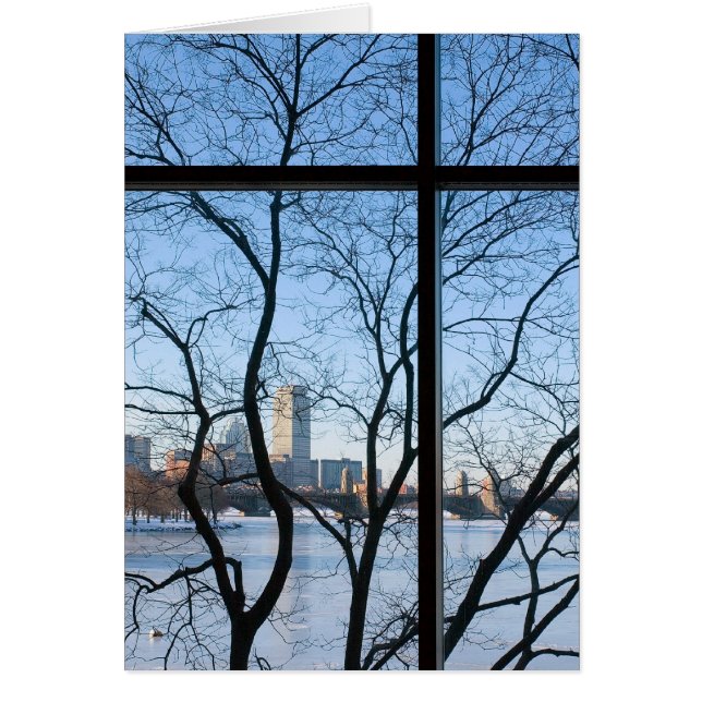 Lavabo congelado del río Charles, MAMÁES de (Frente)