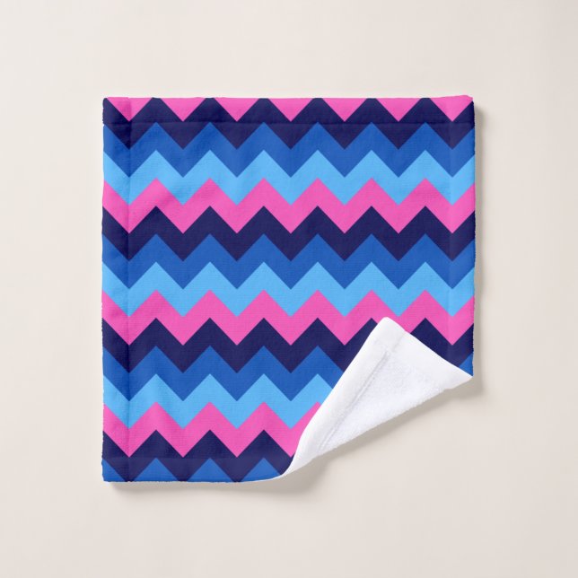 Lavabo patrón Chevron rosa azul de Guay (Toallita)