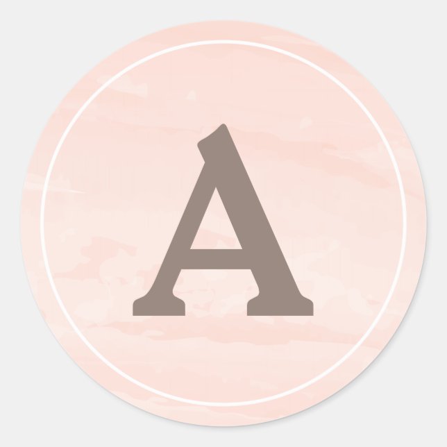 Lavado acuático moderno | SELLO PARA SOBRES RUBOR (Anverso)