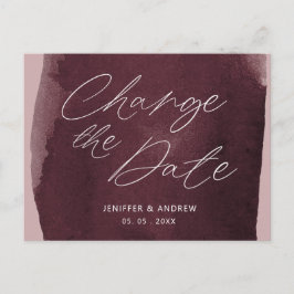 lavado de acuarela cambiar la postal de fecha