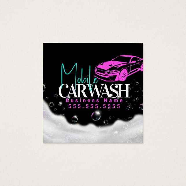 Lavado de Auto Móvil Detallado (Anverso)