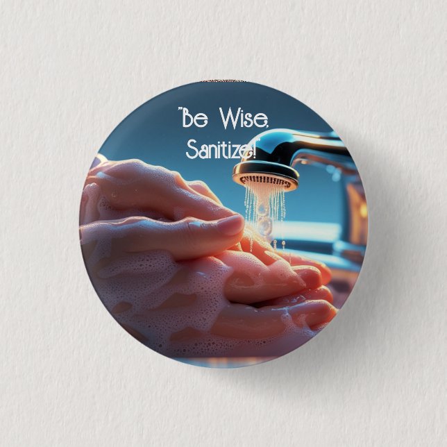 Lavado de manos guarda la placa del botón Vidas (Anverso)