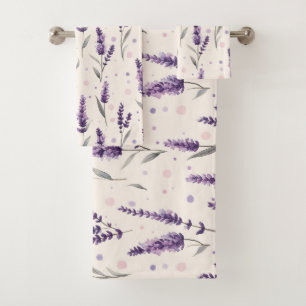 Lavanda acuática y diseño de puntos