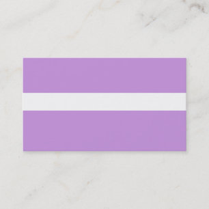 Lavanda AJUSTABLE y tarjeta de visita blanca