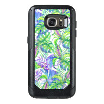 Lavanda azulverde del follaje del rosa tropical