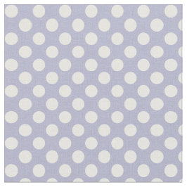 Lavanda con la tela blanca del lunar