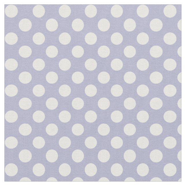 Lavanda con la tela blanca del lunar (De cerca)