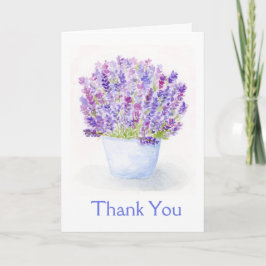 Lavanda de color de agua pintada a mano Floral GRA
